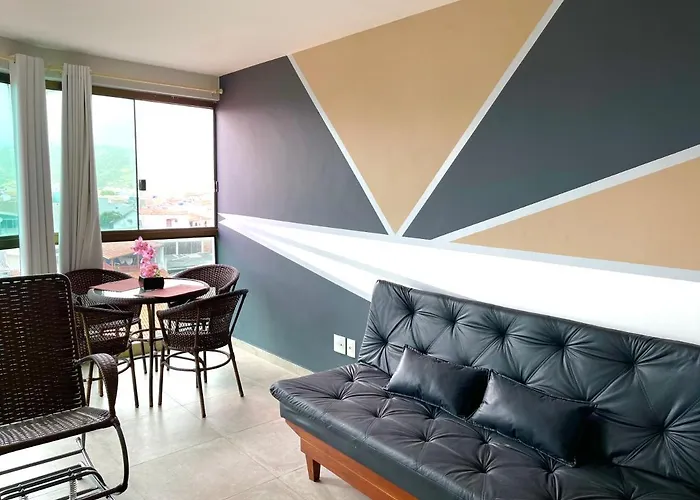 Apartamento Beira Mar Praia Grande Ate 7 Pessoas