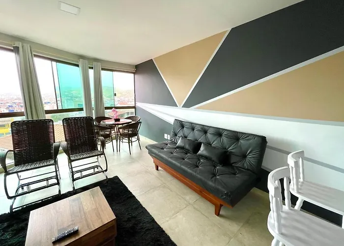 Apartamento Beira Mar Praia Grande Ate 7 Pessoas
